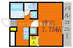 MSDハイツ2の物件間取画像